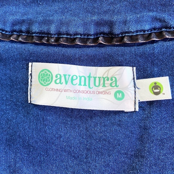 Aventura blue Zip-up Denim Jacket - Picture 9 of 16